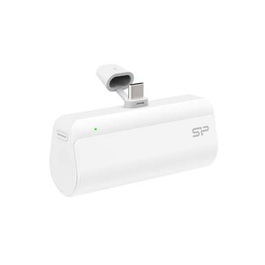 Silicon Power QD50 5000mAh PowerBank White SP5K0MAPBKQD500W Silicon Power QD50 5000mAh PowerBank White SP5K0MAPBKQD500W