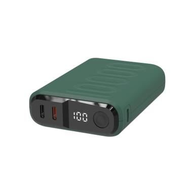 Realpower PB-10000C PD+ 10000mAh Powerbank Dark Green 458439 Realpower PB-10000C PD+ 10000mAh Powerbank Dark Green 458439