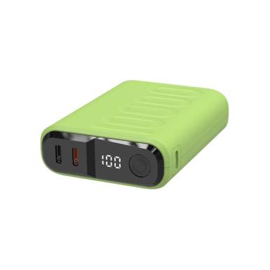 Realpower PB-10000C PD+ 10000mAh Powerbank Light Green 458438 Realpower PB-10000C PD+ 10000mAh Powerbank Light Green 458438
