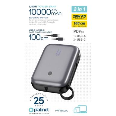 Platinet PMPB1020C 10000mAh PowerBank Black PMPB1020C Platinet PMPB1020C 10000mAh PowerBank Black PMPB1020C