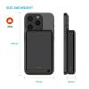 FIXED MagZen 10 Pro Qi2 standard 10000mAh PowerBank fekete FIXZENMP-10-BK