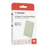 Verbatim Charge "n" Go Essentials 5000mAh PowerBank Green 32226