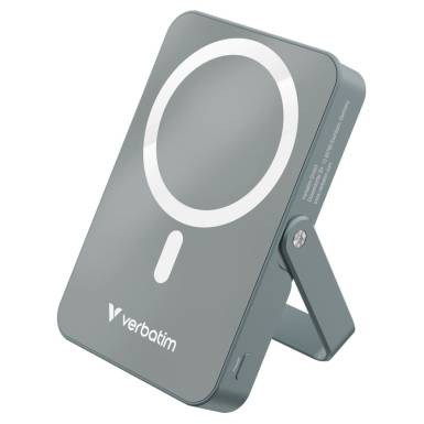 Verbatim Charge "n" Go PowerBank with Stand 10000mAh PowerBank Grey 32268