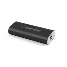 Esperanza Hadron 4400mAh PowerBank Black EMP105K