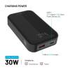 FIXED Zen 10 Pro 10 000 mAh Powerbank, fekete FIXZENP-10-BK