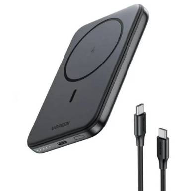 UGREEN 10000mAh Wireless PowerBank Grey 25919 UGREEN 10000mAh Wireless PowerBank Grey 25919