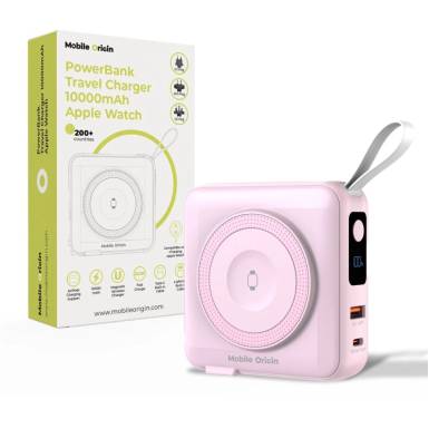 Mobile Origin 10000mAh PowerBank Pink PBT-03L-PNK Mobile Origin 10000mAh PowerBank Pink PBT-03L-PNK
