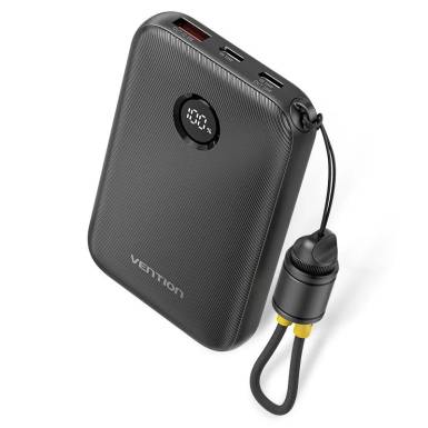 Vention FKAB0-C 10000mah PowerBank Black FKAB0-C Vention FKAB0-C 10000mah PowerBank Black FKAB0-C