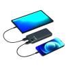 Port Designs 10000mAh Powerbank LCD Display USB-A QC / USB-C / Micro USB Black 907001
