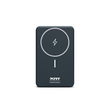 Port Designs 10000mAh MageSafe Compatible Wireless Powerbank Black 907005