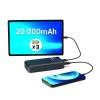 Port Designs 20000mAh Powerbank LCD Display USB-A QC / USB-C / Micro USB Black 907002