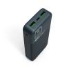 Port Designs 20000mAh Powerbank LCD Display USB-A QC / USB-C / Micro USB Black 907002