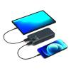 Port Designs 20000mAh Powerbank LCD Display USB-A QC / USB-C / Micro USB Black 907002