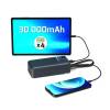 Port Designs 30000mAh Powerbank LCD Display USB-A QC / USB-C / Micro USB Black 907003