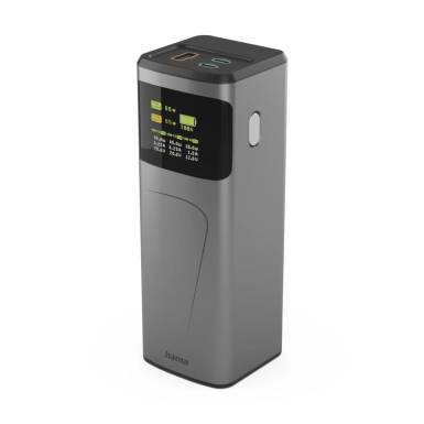 Hama &rdquo;High Power&rdquo; 65W 20000mAh PowerBank Grey 00201741