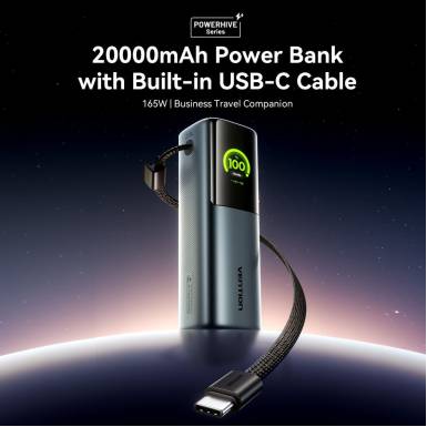 Vention 20000mAh Power Bank Grey FKFH0 Vention 20000mAh Power Bank Grey FKFH0
