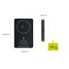 Mobile Origin Wireless Metal Slim 5000mAh PowerBank Space Gray MO-MSP-PB4