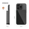 FIXED MagZen 10 Oi2 10000 mAh külső akkumlátor, fekete FIXZENMC-10-BK