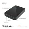 FIXED MagZen 10 Oi2 10000 mAh külső akkumlátor, fekete FIXZENMC-10-BK