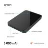 FIXED MagZen 5 Qi2 külső akkumlátor 5000 mAh, fekete FIXZENMC-5-BK