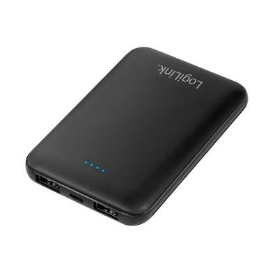 Logilink 2x USB-A 5000 mAh PowerBank Black PA0202 Logilink 2x USB-A 5000 mAh PowerBank Black PA0202