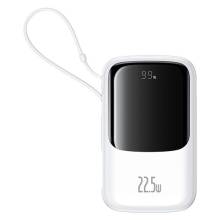 Baseus Qpow Pro+ 10000 mAh PowerBank White P10067101213-00 Baseus Qpow Pro+ 10000 mAh PowerBank White P10067101213-00