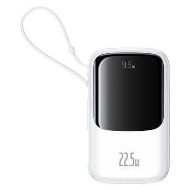 Baseus Qpow Pro+ 10000 mAh PowerBank White P10067101213-00 Baseus Qpow Pro+ 10000 mAh PowerBank White P10067101213-00
