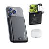 Mobile Origin Wireless Metal Slim 10000mAh PowerBank Black MO-WMP-PB8
