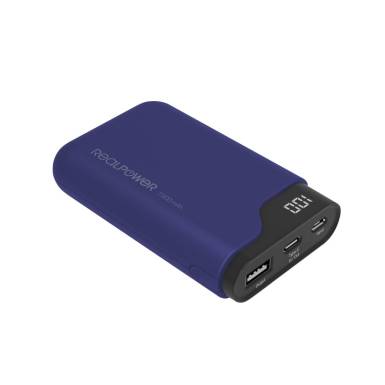 Realpower PB-7500C 7500mAh PowerBank Navy Blue 333642 Realpower PB-7500C 7500mAh PowerBank Navy Blue 333642