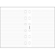 FILOFAX Kalendárium betét, jegyzetlap, A5, vonalas, FILOFAX, fehér