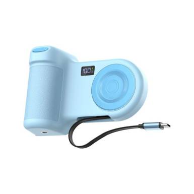 Belkin Stage PowerGrip Magnetic Charging Camera Grip with 9300mAh PowerBank Ice Blue CTA006HQBL Belkin Stage PowerGrip Magnetic Charging Camera Grip with 9300mAh PowerBank Ice Blue CTA006HQBL