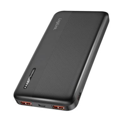 Logilink LiPo 10000mAh PowerBank Black PA0372 Logilink LiPo 10000mAh PowerBank Black PA0372