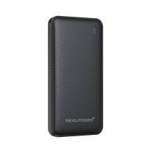 Realpower PB-10000 Plus 10000mAh PowerBank Black 557605