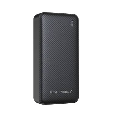 Realpower PB-20000 SSB 20000mAh Black 558789 Realpower PB-20000 SSB 20000mAh Black 558789