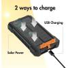 Logilink Solar LED Light 10000 mAh Power Bank Black/Orange PA0390
