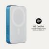Pitaka Qi2 10000mAh Power Bank Lucid Blue PBQ2505