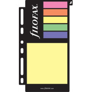 FILOFAX Kalendárium betét, öntapadó jelölőcímke és jegyzet, nagy, FILOFAX, színes 