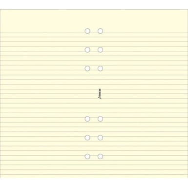 FILOFAX Kalendárium betét, jegyzetlap, personal méret, vonalas, FILOFAX, krémszín