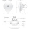 Ubiquiti AirFiber 60 XG Multi-gigabit 60 GHz bridge with SFP+ support and a 4 km link range AF60-XG