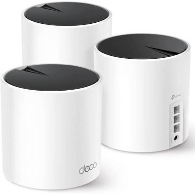 TP-Link Deco X55 AX3000 Whole Home Mesh WiFi 6 Unit System (3 Pack) White DECO X55(3-PACK) TP-Link Deco X55 AX3000 Whole Home Mesh WiFi 6 Unit System (3 Pack) White DECO X55(3-PACK)