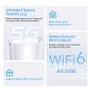 TP-Link Deco X50-5G 5G AX3000 Whole Home Mesh WiFi 6 Gateway (1 Pack) White DECO X50-5G(1-PACK)