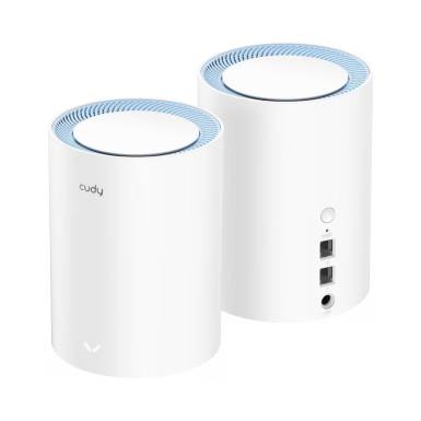 Cudy M1200 AC1200 Dual Band Whole Home Wi-Fi Mesh System (2-Pack) M1200(2-PACK)