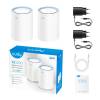 Cudy M1200 AC1200 Dual Band Whole Home Wi-Fi Mesh System (2-Pack) M1200(2-PACK)