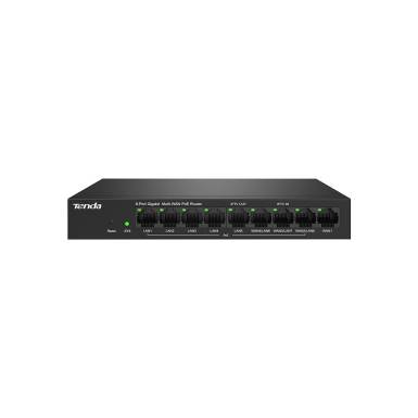 Tenda G0-8G-PoE 9 Port Gigabit Ethernet PoE Router 75011979 Tenda G0-8G-PoE 9 Port Gigabit Ethernet PoE Router 75011979
