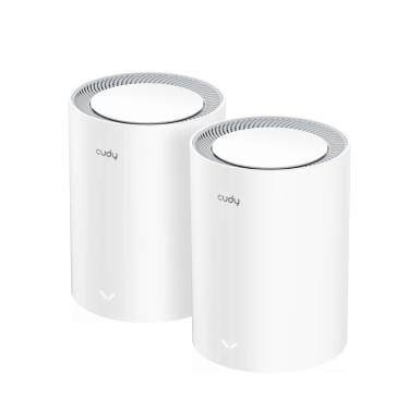 Cudy M3000 AX3000 2.5G Dual Band Wi-Fi 6 Mesh System White (2-pack) 00189317 Cudy M3000 AX3000 2.5G Dual Band Wi-Fi 6 Mesh System White (2-pack) 00189317