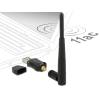 DeLock USB 2.0 Dual Band WLAN ac/a/b/g/n Stick 433 Mbps with external Antenna 12462