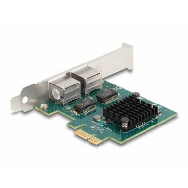 DeLock PCI Express x1 Card to 2x RJ45 Gigabit LAN BCM 88205