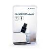 Gembird WNP-UA300-01 Mini USB WiFi adapter 300 Mbps Black WNP-UA300-01