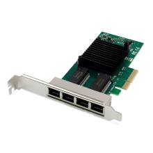 Digitus 4 port Gigabit Ethernet network card RJ45 PCI Express Intel I350 DN-10114 Digitus 4 port Gigabit Ethernet network card RJ45 PCI Express Intel I350 DN-10114