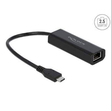 DeLock Adapter USB Type-C male to 2.5 Gigabit LAN 66298 DeLock Adapter USB Type-C male to 2.5 Gigabit LAN 66298